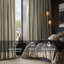 Panneau de rideau occultant en velours Olivia Signature-1399052053-1381534360