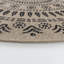 Argenis RoundBoho Jute-Look Beige Black Area Rug-2132449103
