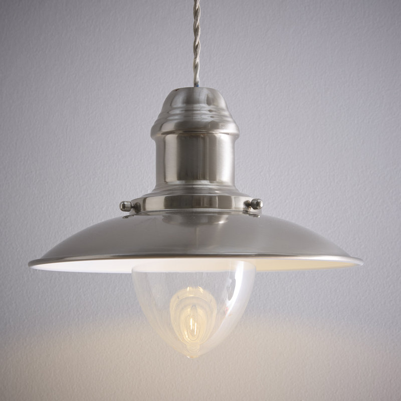 Jenna 1 - Light Satin Nickel Pendant