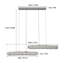 2 - Light LED Chandelier