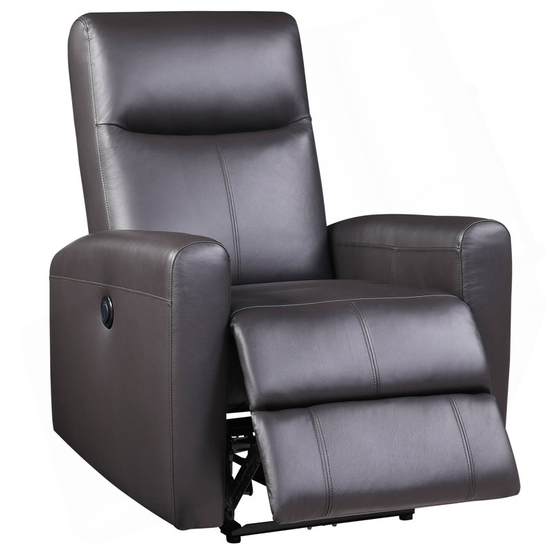 Fauteuil inclinable électrique avec accoudoirs carrés