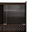 Grande armoire de cuisine pour grande capacité de 71 po avec trous en fil métallique et rangement ordonné, articles d'espace