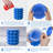 ALLADINBOX Silicone Ice Cube Tray - Blue