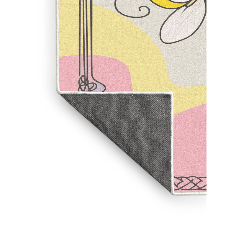 Tapis fantaisie East Urban Home, Rectangulaire 2 pi x 3 pi