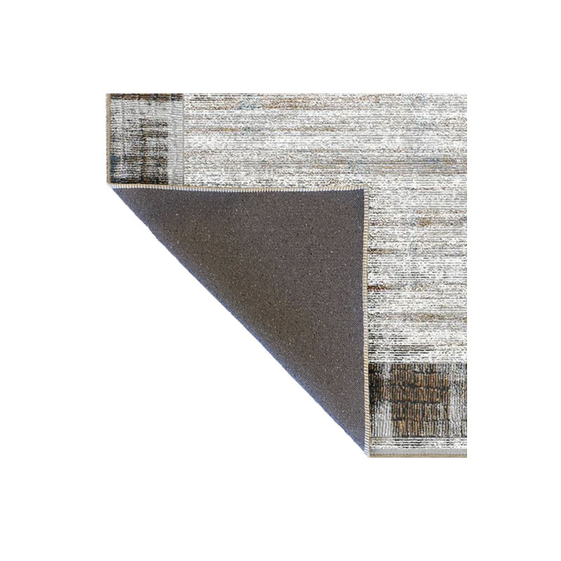 Tapis beige lavable à la machine, Carré 3 pi 3 po