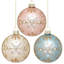 Floral Pearl Ornament, 3 Inches
