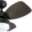 Ventilateur de plafond à DEL 3 pales avec ensemble d'éclairage inclus Ocean Breeze-623672056
