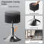 110Cm Desktop Grey Dressing Table 3 Colorful Light Makeup Vanity Table With Stool-810918204