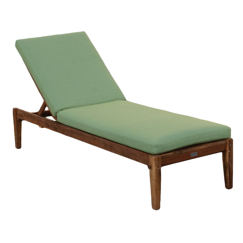TB Chaise Tommy Bahama 1 - Piece Outdoor Seat/Back Cushion, 24"W x 79"L, Bamboo Bay Pear