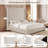 Hampton 62" Tall Headboard Upholstered Bed, King-1613290049