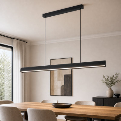 1 - Light Matte Black Pendant