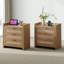 Table de chevet 3 tiroirs Ashvir-490146497