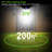 1.8-Watt LED Solar Power Flood Light with Motion Sensor
