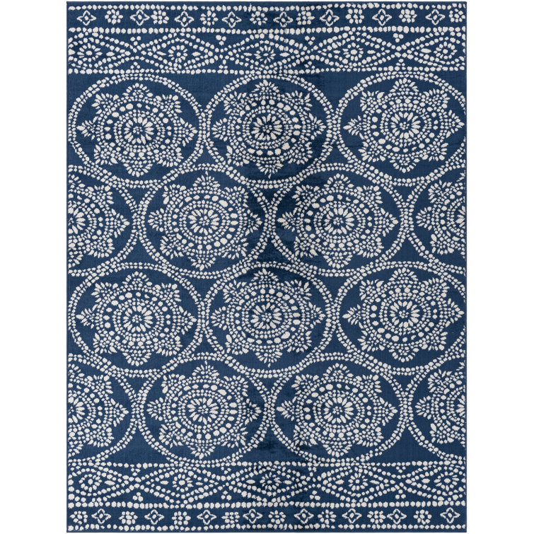 Addilee Damask Indoor Rug