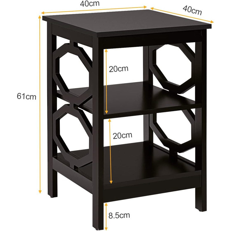 Amitie End Table, Brown