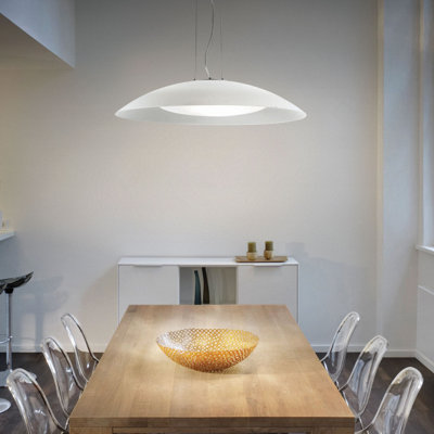 1 - Light White Single Pendant