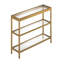 Siviline 106.7cm Glass Top Console Table-1713729358