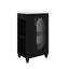 Meuble-lavabo contemporain 20 po avec lavabo en céramique et porte en verre-73155169