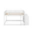 Lit superposé double au-dessus de double avec tiroirs et tablettes-755176076