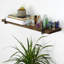 Tablette en bois massif avec rebord