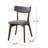 Bryona 59" 4-Person Wood Trestle Dining Set with Upholstered Chairs-915373329-915373332