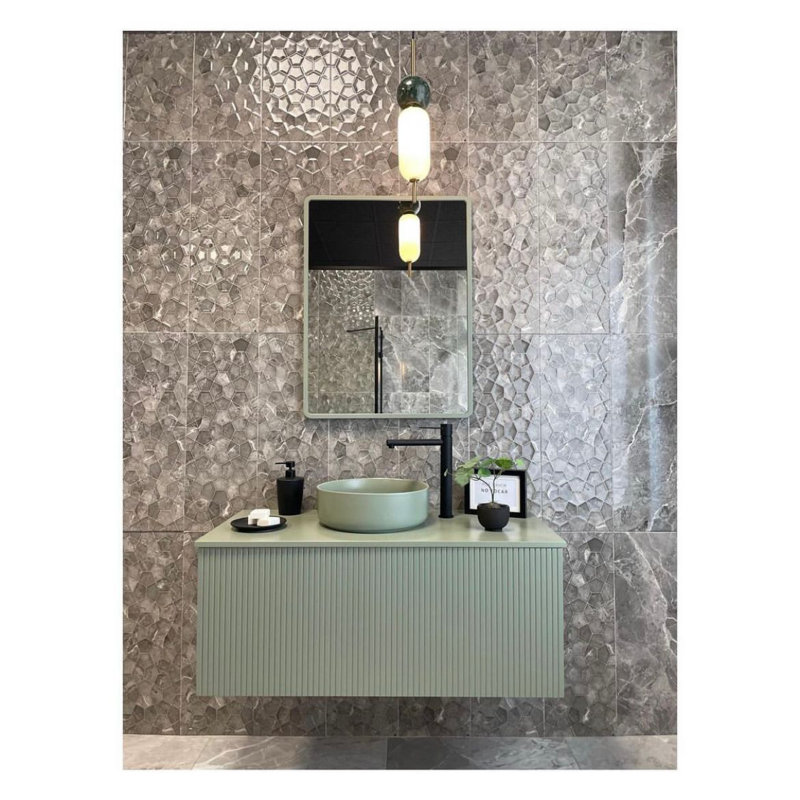 Lucena Bath 14.5'' Ceramic Circular Bathroom Sink, Green
