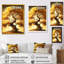 «Majestic Yellow Golden Tree I» sur toile-42529884-42529883