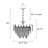 Eanore 6 - Light Dimmable Tiered Chandelier