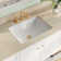 DeerValley Ursa 18" X 13" Rectangular Vitreous China Undermount Bathroom Sink with Overflow