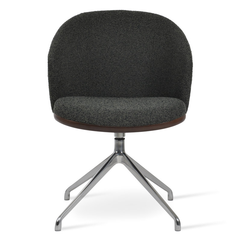 Athena Spider Swivel Arm Chair, Aluminium