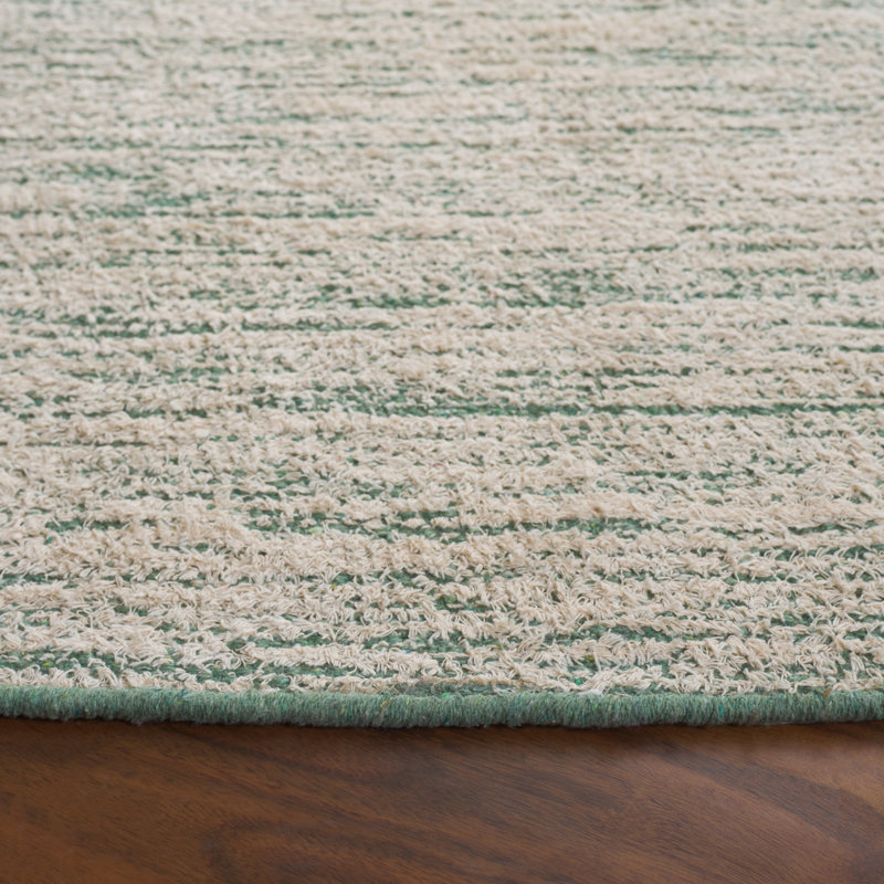 Shanetha Handwoven Recycled Cotton Rug, Round 6'