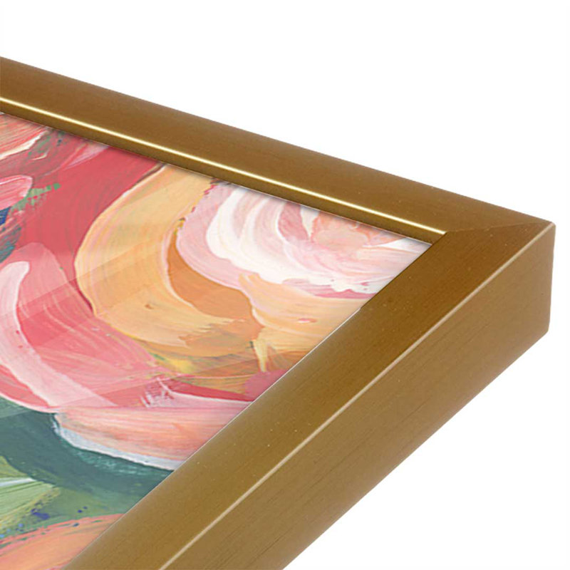 Mediterranean Blooms I By Yvette St. Amant Canvas Art Print, H 16 po x l 12 po, Doré
