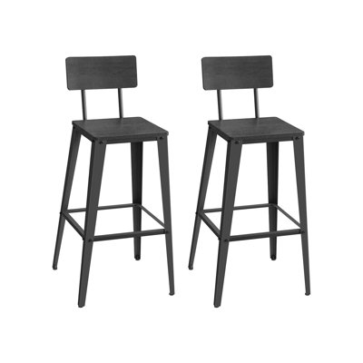 Counter Stool with Metal Frame