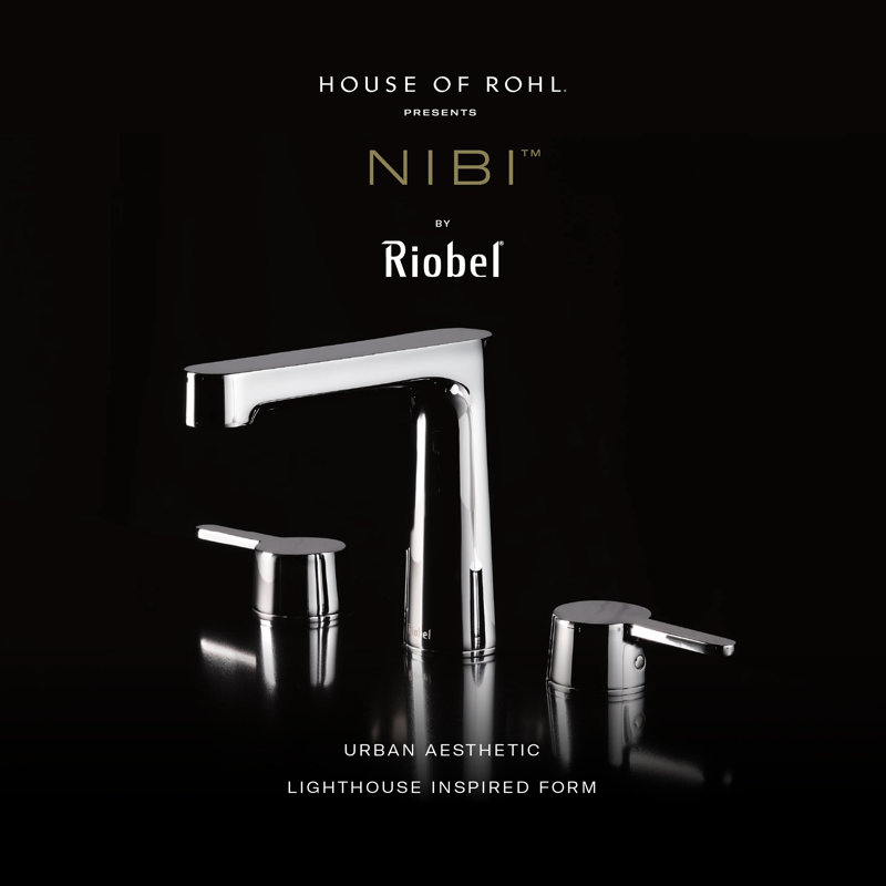 Nibi Widespread Lavatory Faucet, Chrome