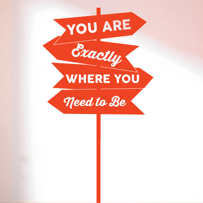 Wall Decal, Orange