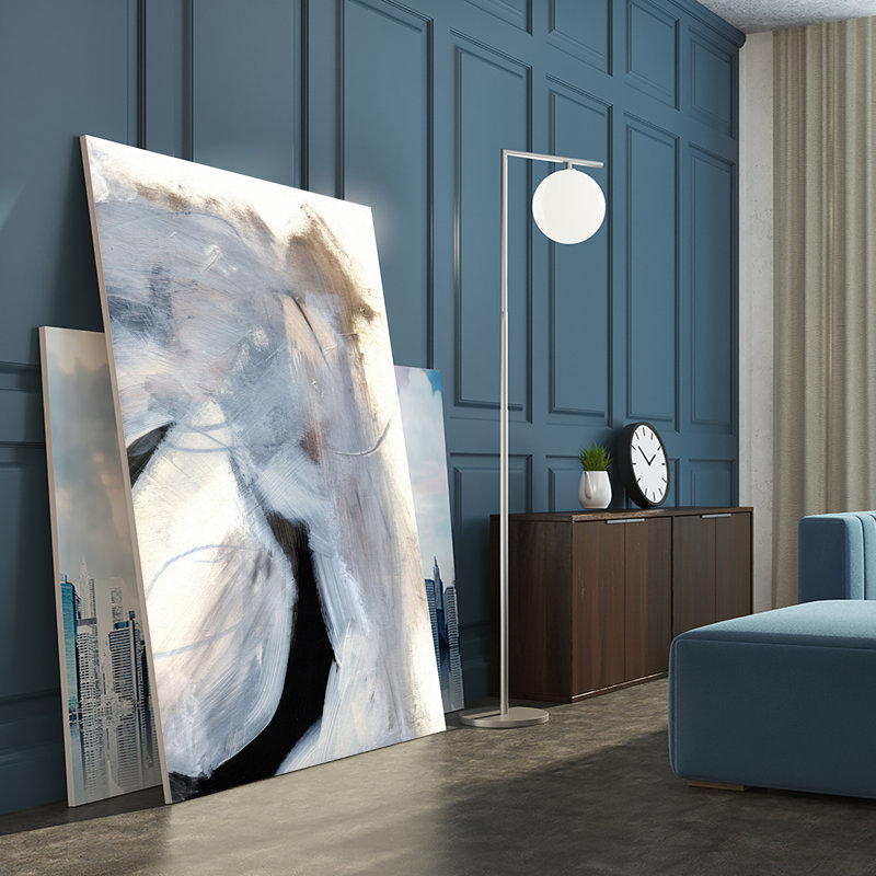 Vent sur toile, H 72 po x l 72 po x P 1,5 po