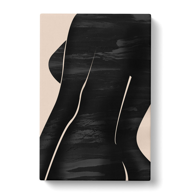 Female Form - Wrapped Canvas Painting, 50cm H x 35cm W x 3cm D