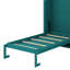 Lit escamotable mural simple avec bibliothèque, armoire supérieure, bureau extensible et rangement latéral-1683854816