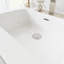 Meuble-lavabo mural 24 po avec comptoir en céramique blanche-337415053
