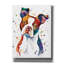 Art mural sur toile Winston Porter «Rainbow Dogs Red Boston Terrier» par Lindsay Kivi-175374146