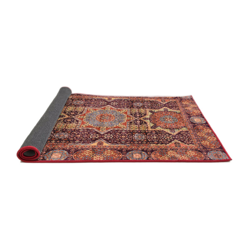 Abstract Indoor Rug, Round 7'