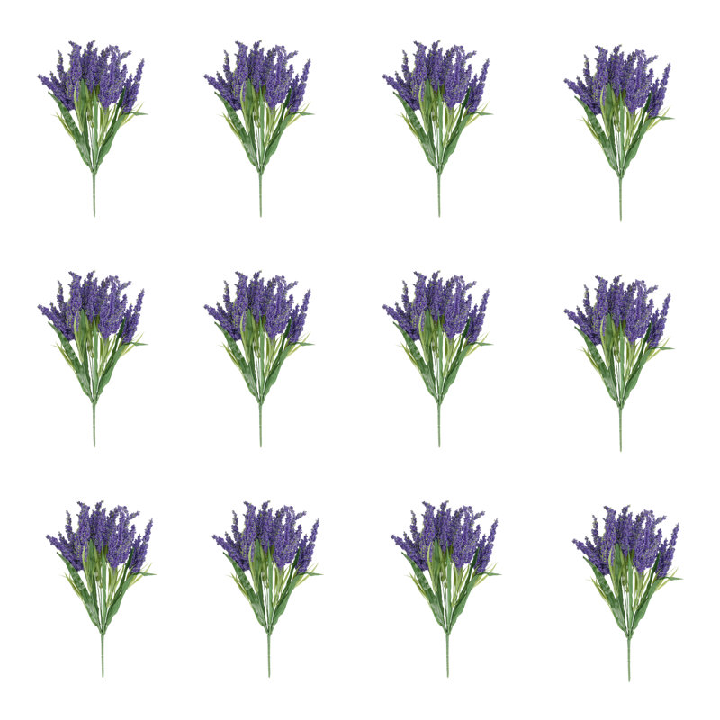 Faux Heather Stem, Purple
