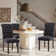 Chaises d'appoint en bois touffetées Bookout