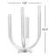 Bougeoir de table en acier inoxydable Bianca