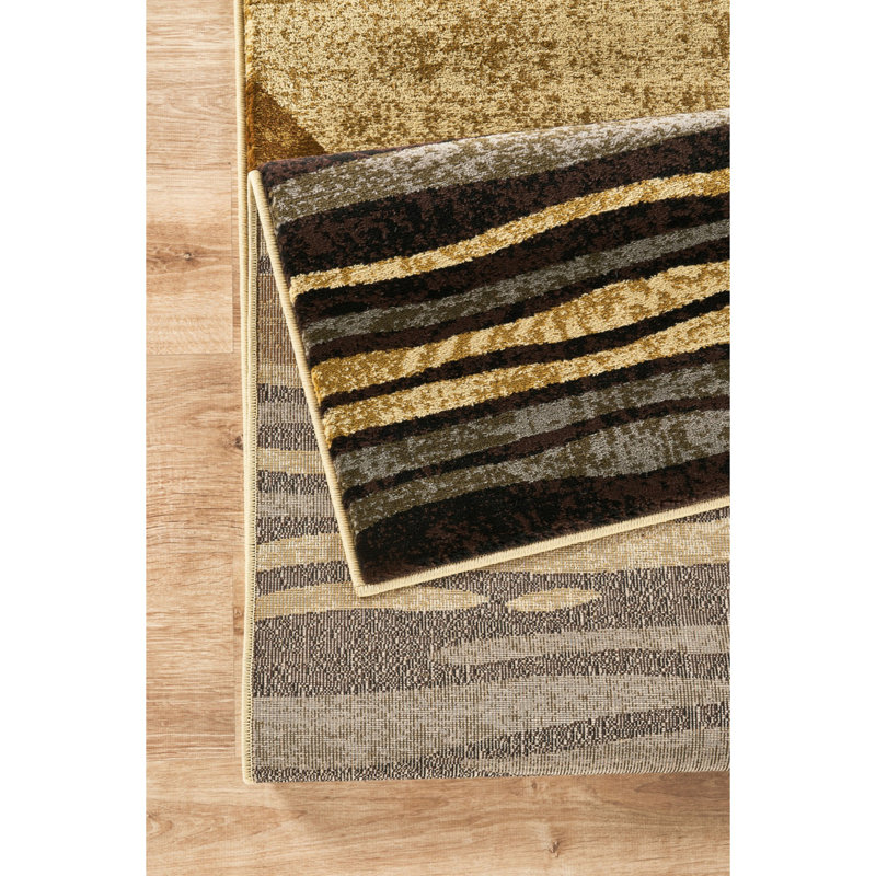Tapis contemporain d'intérieur, Rectangulaire 7 pi 10 po x 10 pi 3 po