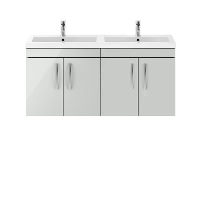 Athena 1205 mm Double Vanity with Integrated Basin