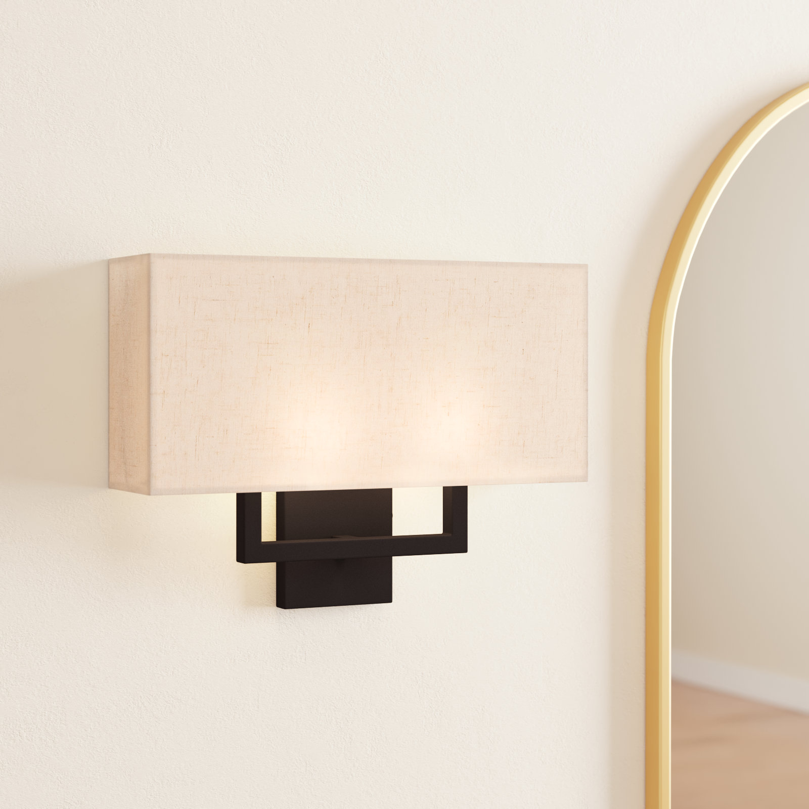 Willow 2 Light Dimmable Corner Wall Light, 11.75" H x 13" W x 3.88" D, Bronze