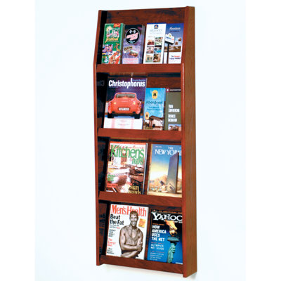 Présentoir mural 8 magazines / 16 dépliants