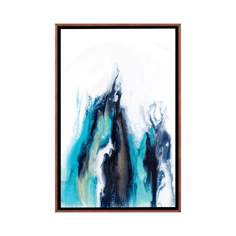 Halophila - Print on Canvas, Classic Brown Wood Framed, 66.04 cm H x 45.72 cm W