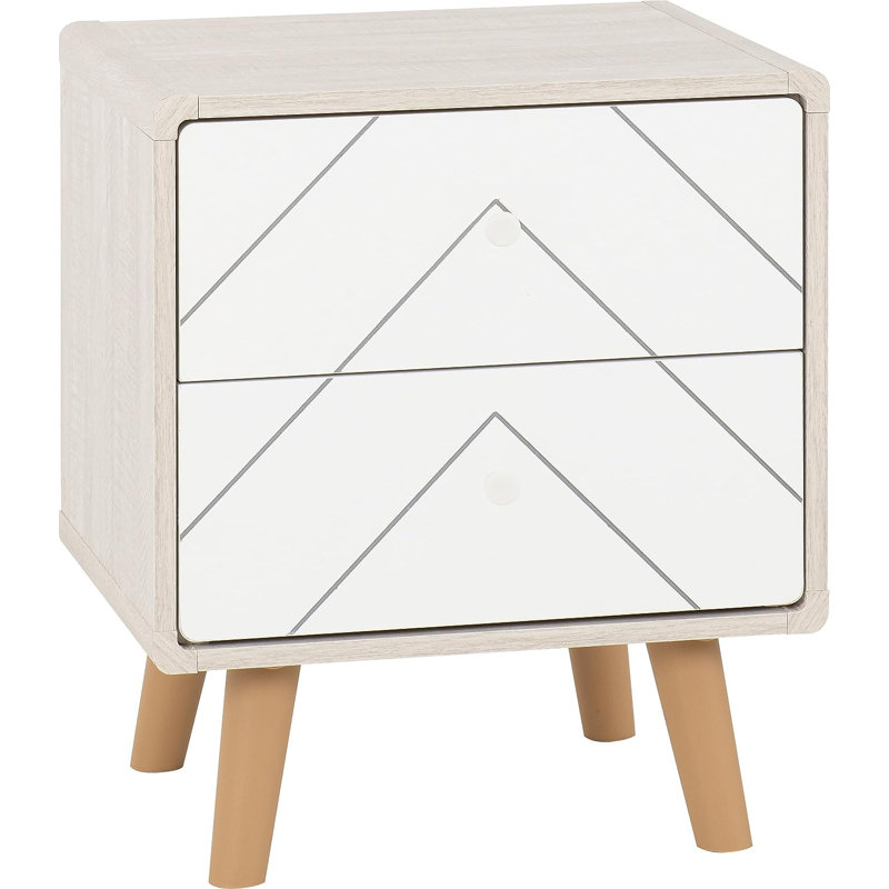 Sabine 2 Drawer Bedside Table